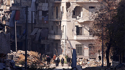 Rescate de civiles en ciudad siria de Alepo Rescate de civiles en ciudad siria de Alepo